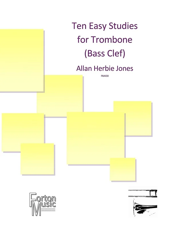 10 Easy Studies for Trombone Bass Clef