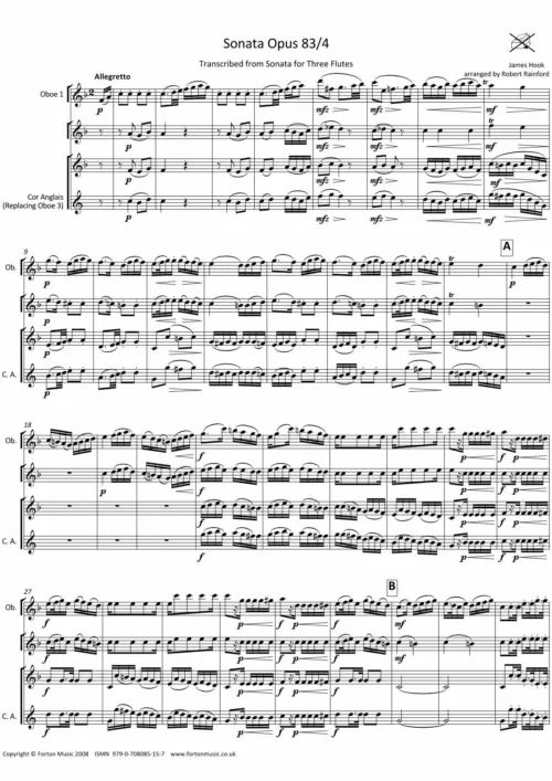 Sonata Opus 83/4