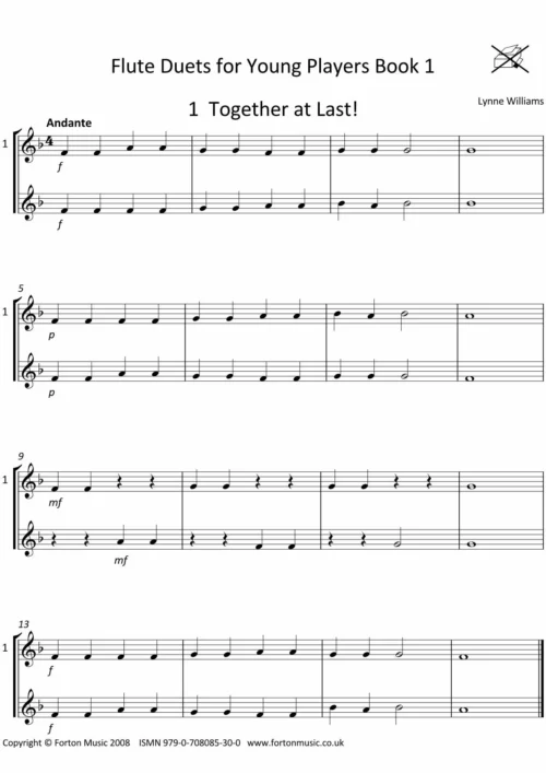 Flute Duets for Young Players Book 1