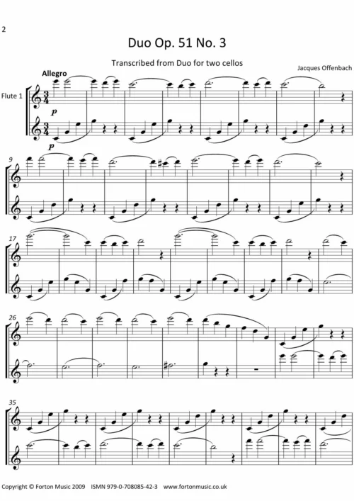 Duos Opus 51 no 3