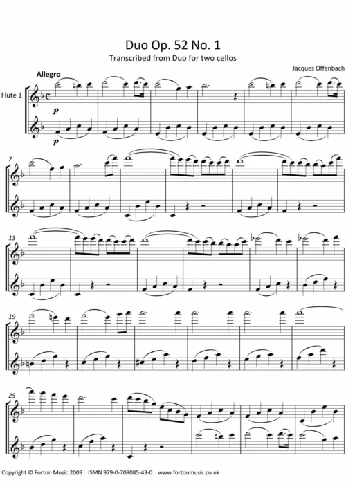 Duos Opus 52 no 1