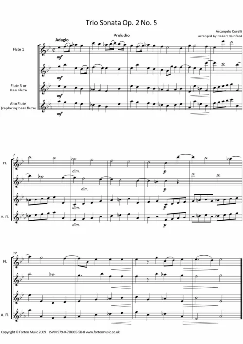 Trio Sonatas Op 2 nos 5-8