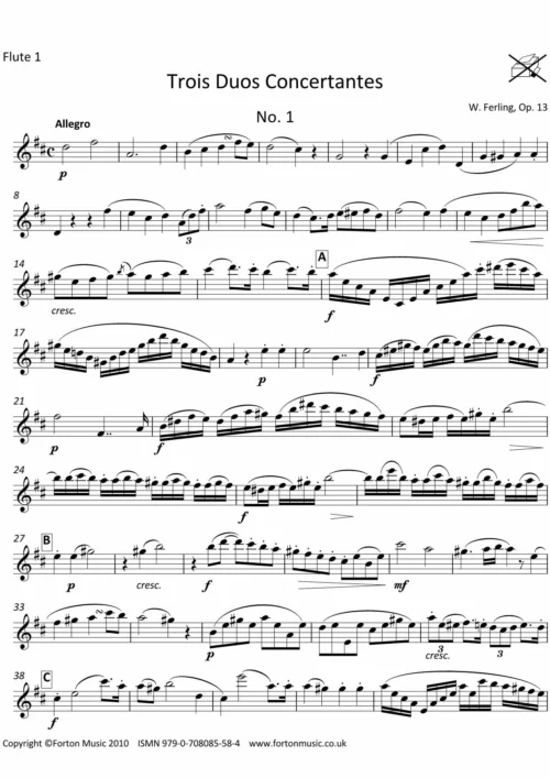 Trois Duos Concertantes opus 13