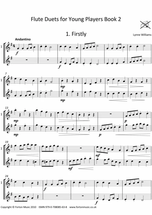 Flute Duets for Young Players Book 2