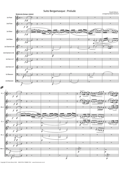 Prelude from the Suite Bergamasque