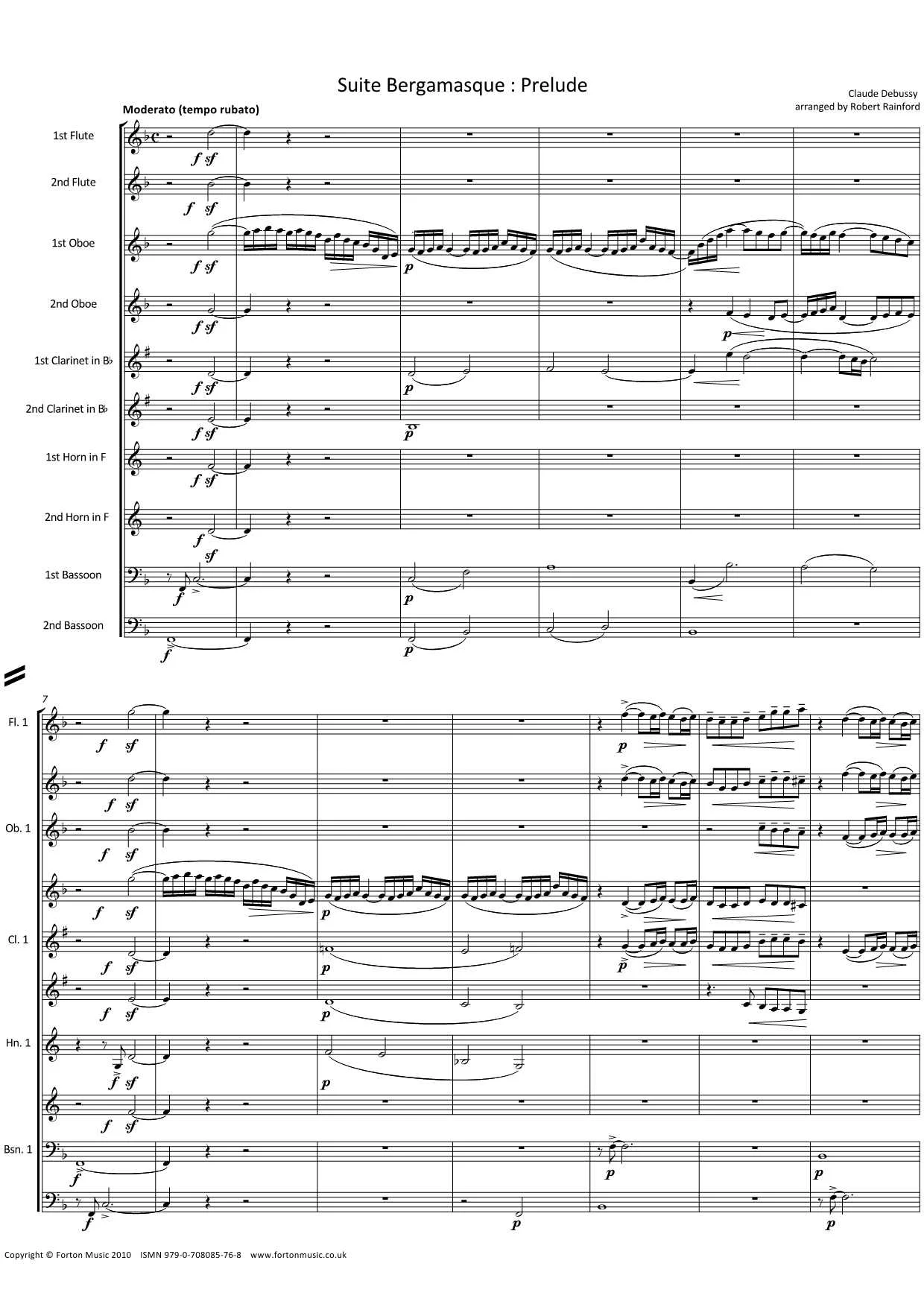 Prelude from the Suite Bergamasque