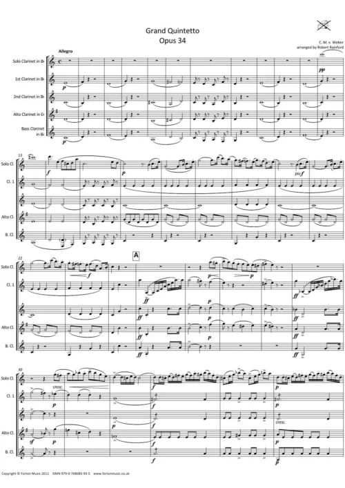 Grand Quintetto Opus 34