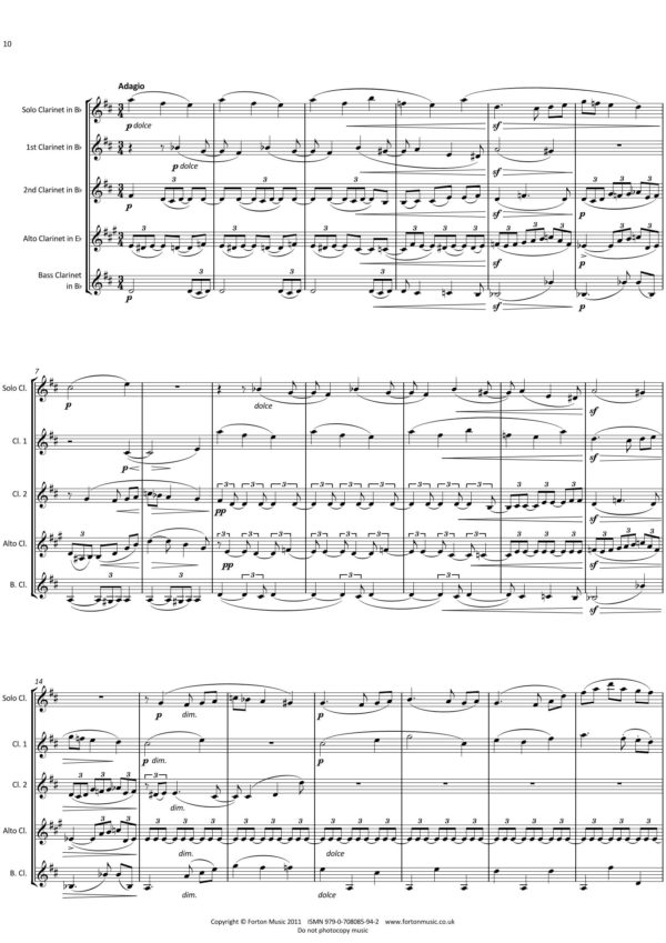 Clarinet Quintet Opus 115