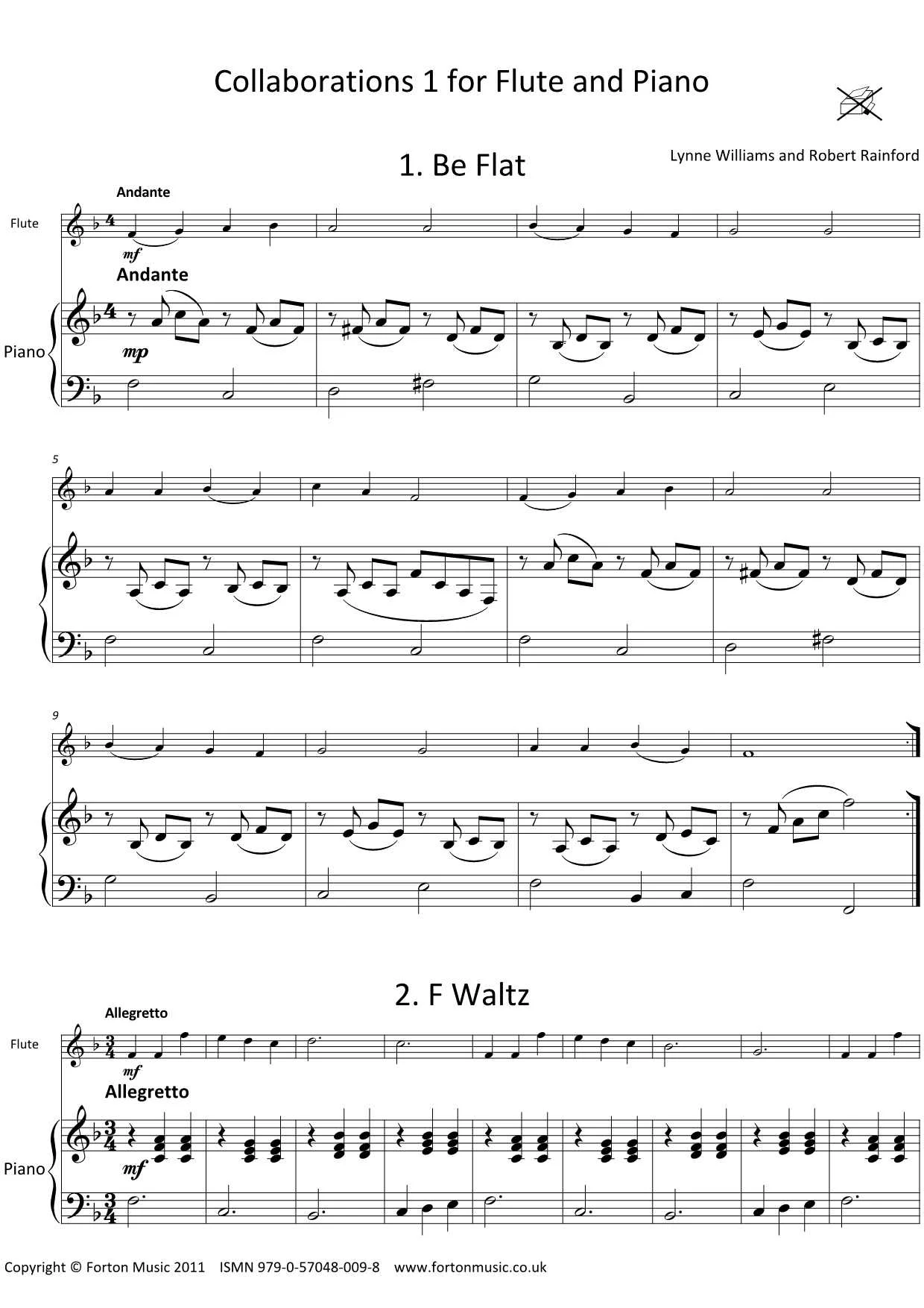 Collaborations 1 for Flute and Piano