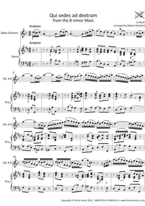 Solos for Oboe d'Amore