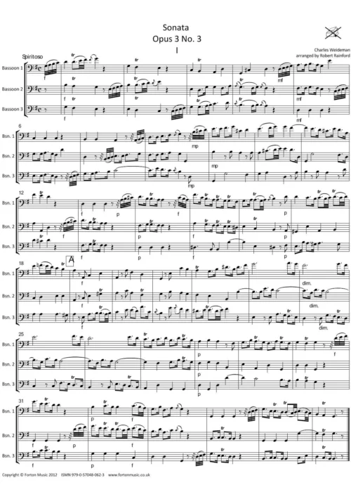 Sonata Opus 3 no 3