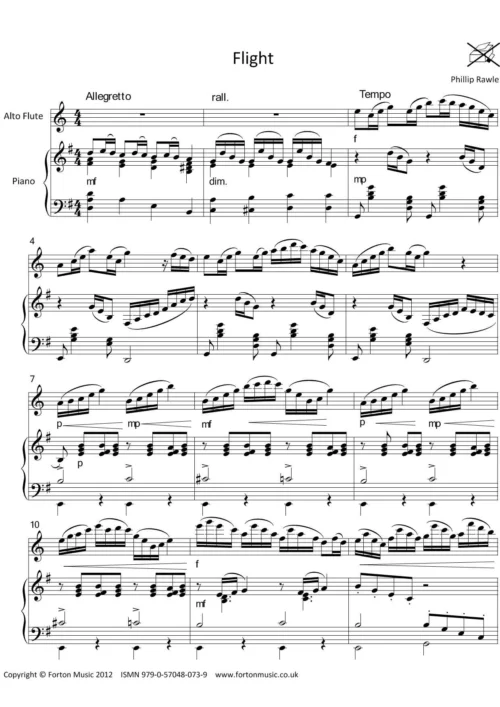 Four Pieces for Alto Flute