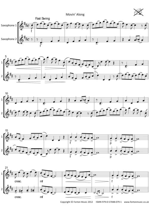 GCSEasy Saxophone Duets