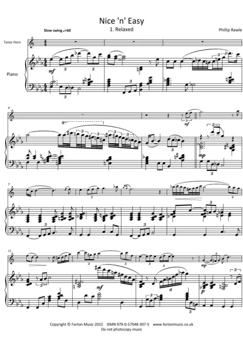 Nice 'n' Easy and Jazz Dances for Tenor Horn