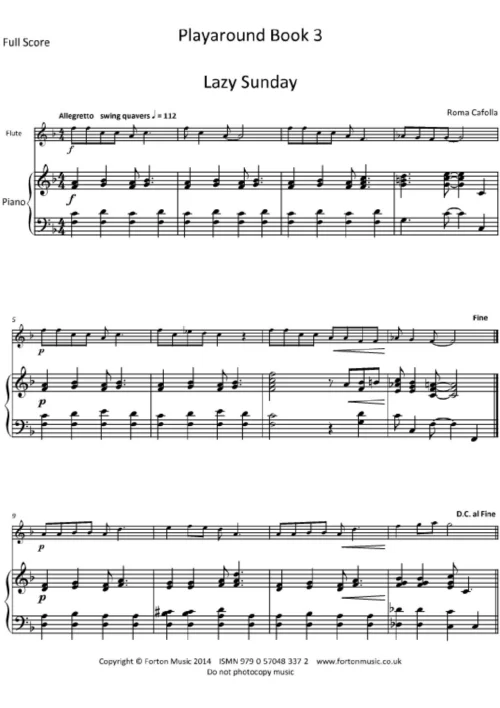 Playaround Book 3 Flute (Revised Edition)