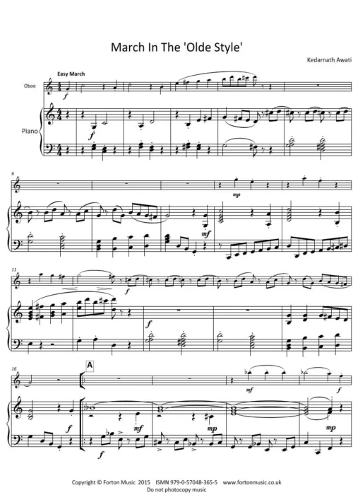 March in the 'Olde Style'