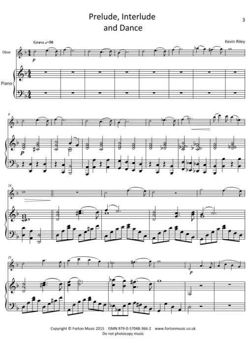 Prelude, Interlude and Dance