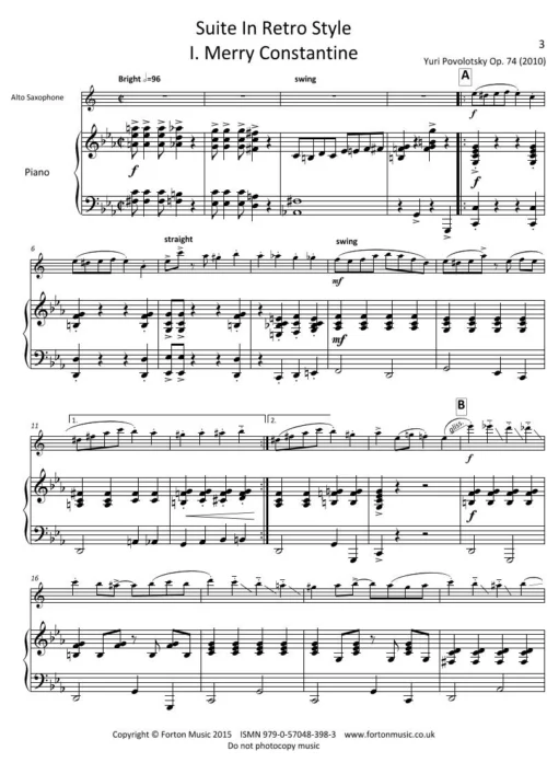 Suite in Retro Style