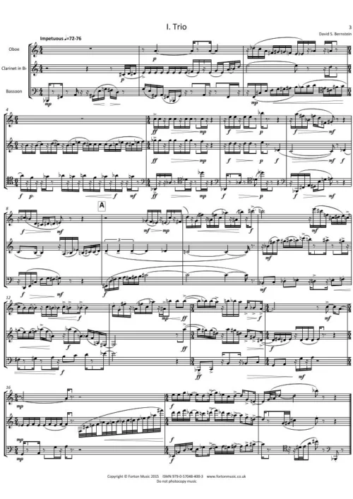 A Little Threeness for Winds