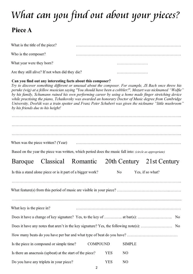 Preparing for my Grade 4 Flute