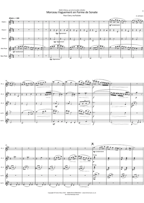 Morceau Vaguement en Forme de Sonata