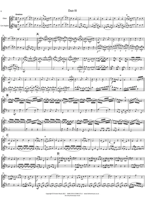 Six Favourite Airs with Variations