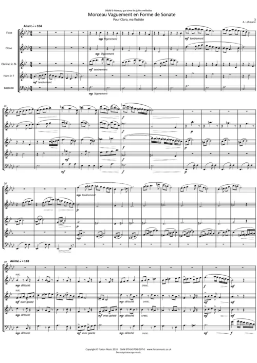 Morceau Vaguement en Forme de Sonate