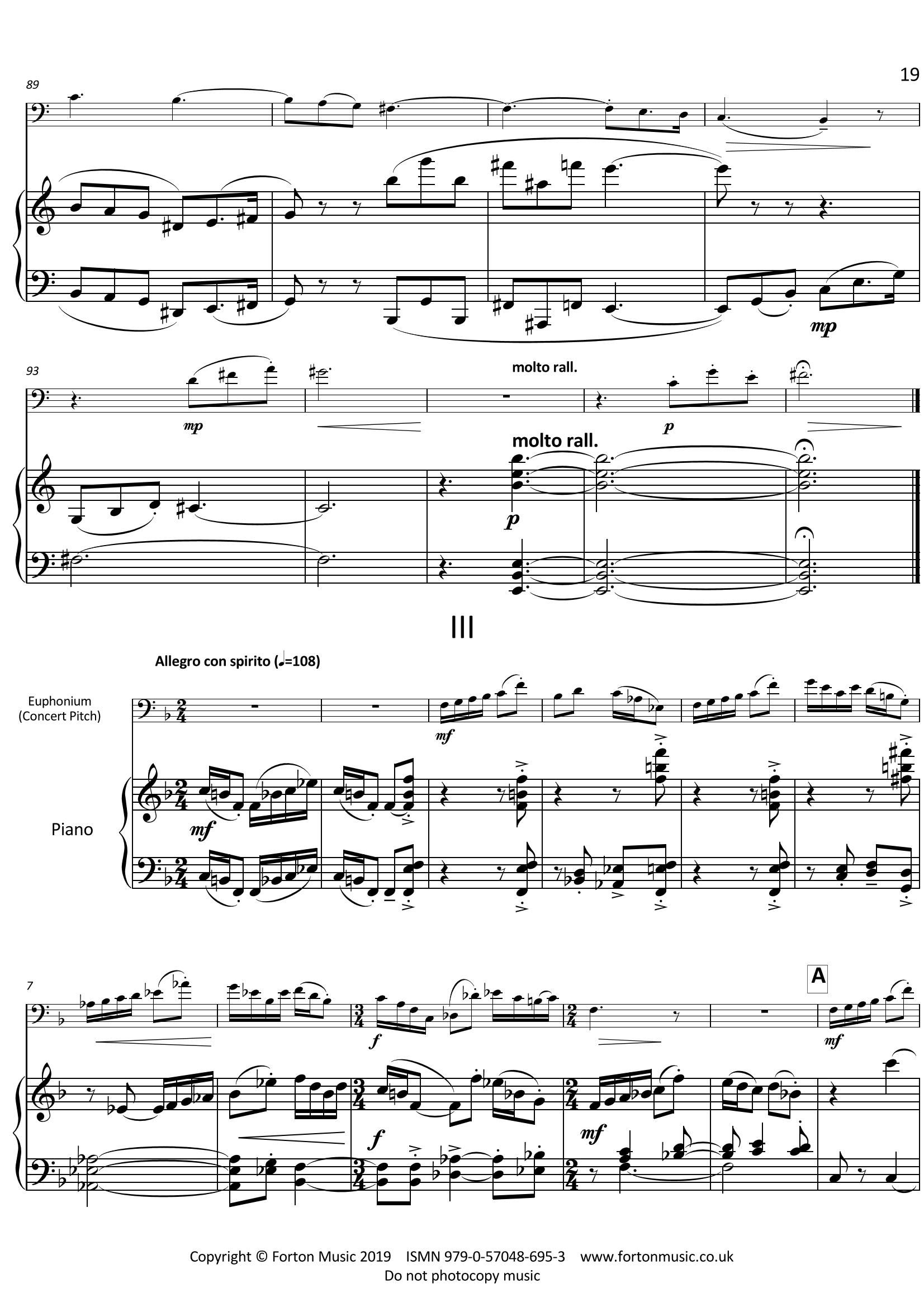 Sonata Euphoniums  Beginner Euphoniums