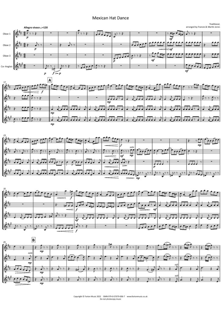 Mexican Hat Dance Forton Music